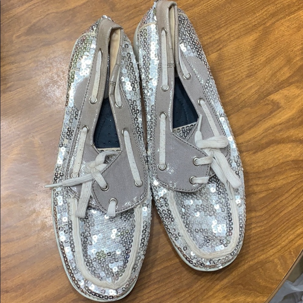 Maui island sequin loafers boat shoes